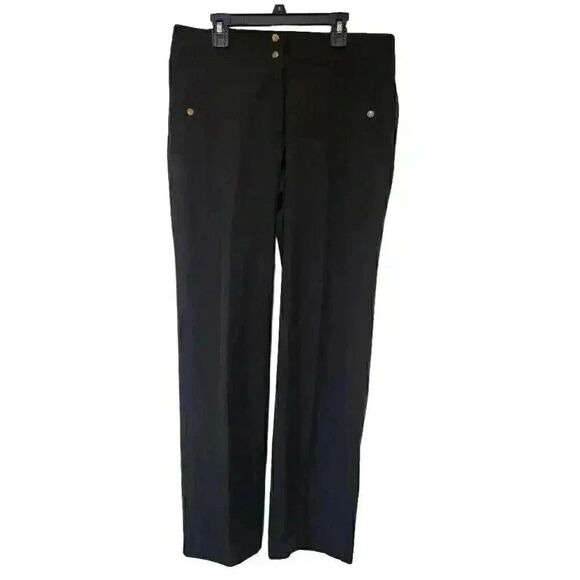 Chico's Zenergy Women's Black Poly/Spandex Active Travel Pants - Picture 1 of 10